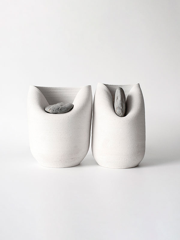 Vase with Stone by Martín Azúa