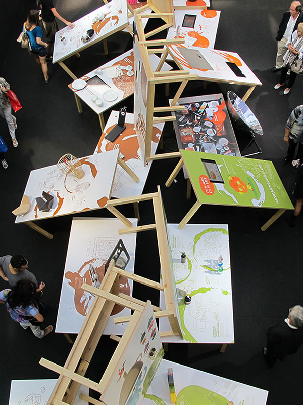 To The Table exhibition by Martín Azúa