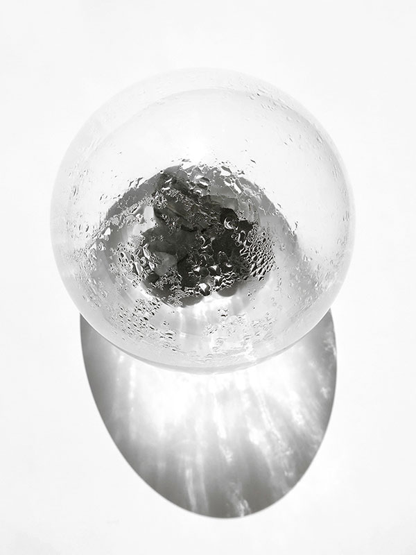 Glass Rain Vase by Martín Azúa